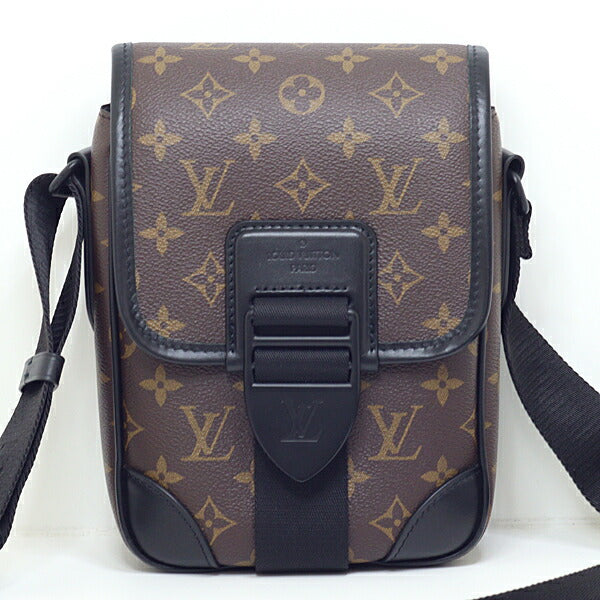LOUIS VUITTON Shoulder Bag archie messenger M46442 Monogram Maca Men Brown/Black