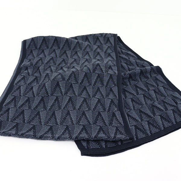 LOUIS VUITTON Scarf Echarpe Gaston V M70044 Scarf Cotton cashmere Men Gray