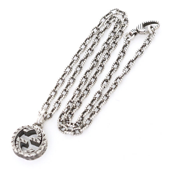 GUCCI Necklace・Pendant Interlocking 455307 Sterling Silver Fashion Jewelry