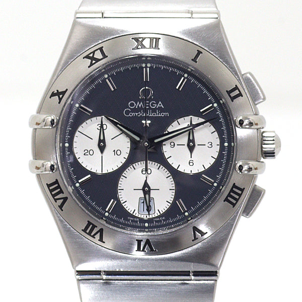OMEGA 1542.40.0﻿0 Constellation Chronograph Men's Wrist watch SS Silver Quartz