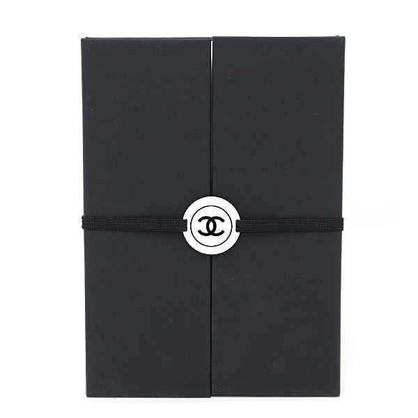 CHANEL CC Notepad Pencil Sticky Note book Set paper Women Black