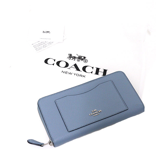 COACH purse Zip Around Wallet F54007 Women JAPAN