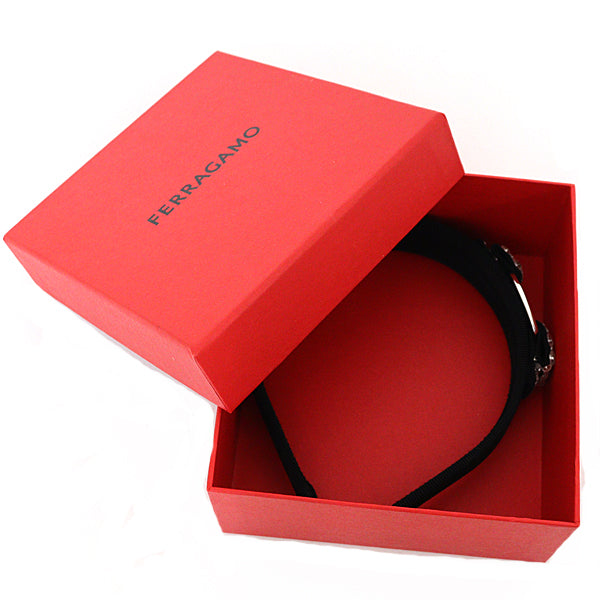 Salvatore Ferragamo Hair band Vala Ribbon 342758 Hair accessory Crystal Women