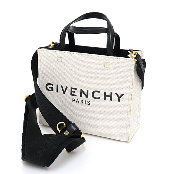 GIVENCHY Tote Bag G Tote Mini BB50N0B1DR-255 3WAY Shoulder Bag Cotton Women