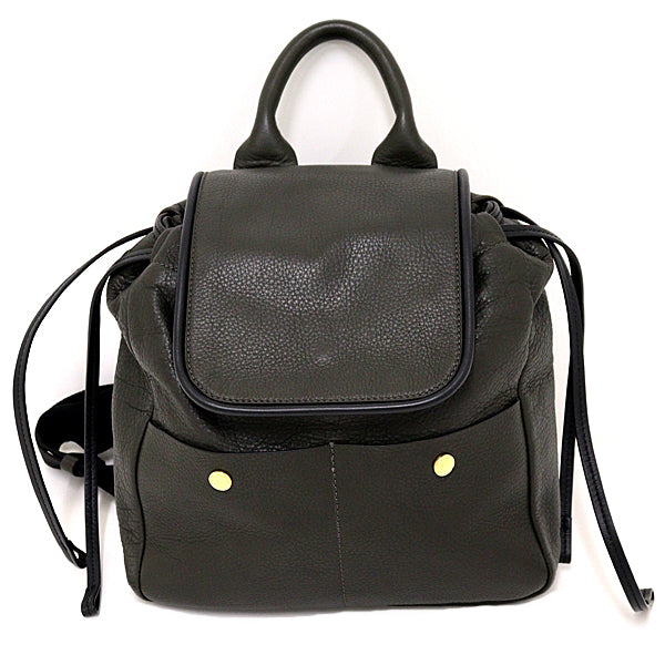 MARNI Daypack Backpack Bag ZAMP0004U0 LV688 Leather Black Unisex