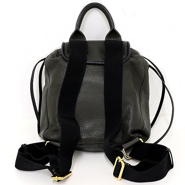 MARNI Daypack Backpack Bag ZAMP0004U0 LV688 Leather Black Unisex
