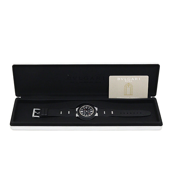 BVLGARI BB40BATRSNL Aluminium Automatic Men's Wrist watch Silver/Black