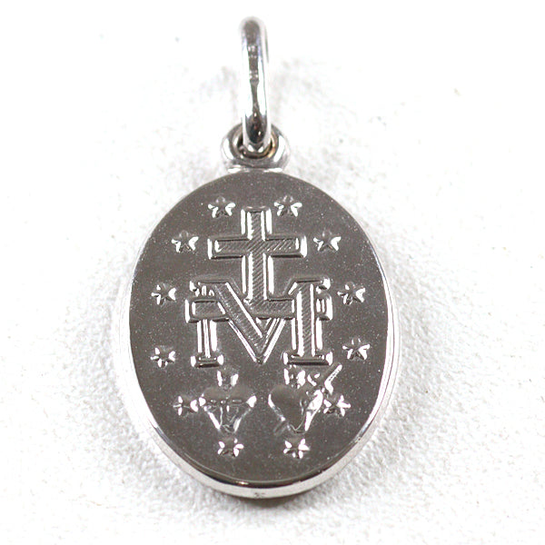 UNOAERRE Pendant top Fine Jewelry Virgin Mary K18 White Gold K18WG 1.0g Women