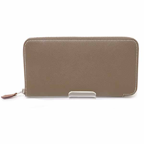 HERMES Purse Azap Long Silk Inn Long Wallet Epsom Leather Women Z-engraving