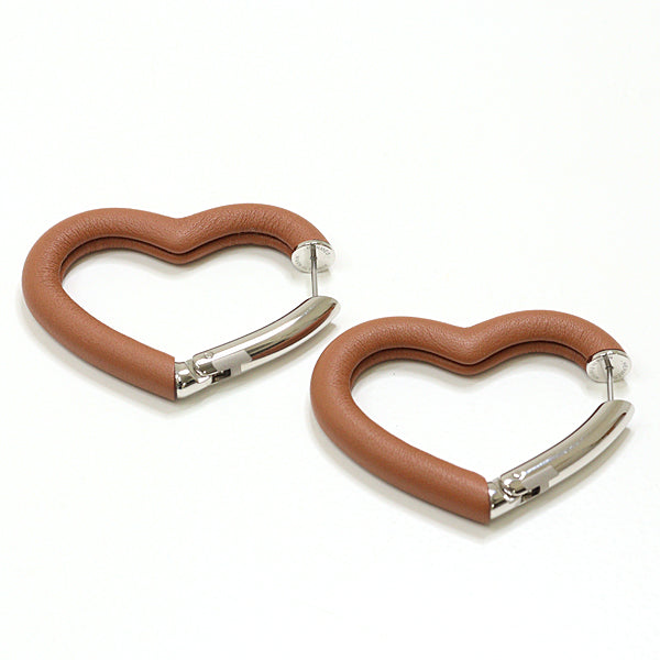 HERMES Ladies Earring Au Coeur du Faubourg H500243FK37 Vau & Swift Women Gold