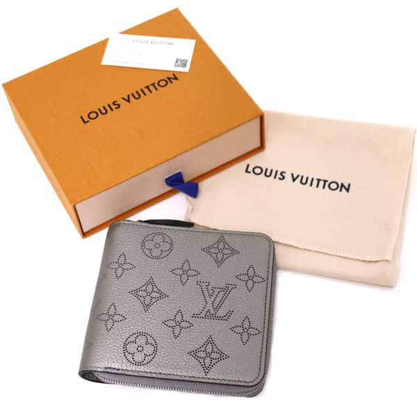 LOUIS VUITTON wallet Zippy Compact Wallet M81653 Monogram Mahina leather Women