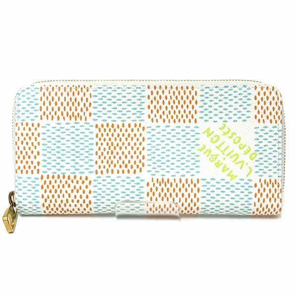LOUIS VUITTON Purse Zippy wallet Vertical N40675 Long Wallet Damiercanvas Women