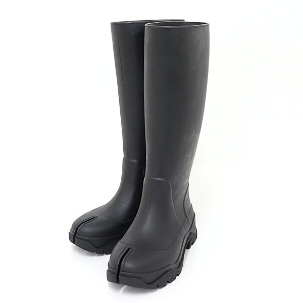 MARTIN MARGIELA Boots Tabi rubber Boots S58WW0159 Black Women Shoes 36