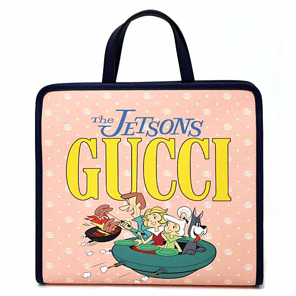 GUCCI Handbag The Jetsons x GUCCI Tote Bag 605614 Coating canvas Women Pink