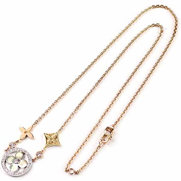 LOUIS VUITTON Collier Ldylle Blossom Necklace Q93541 Jewelry Diamond K18 Women