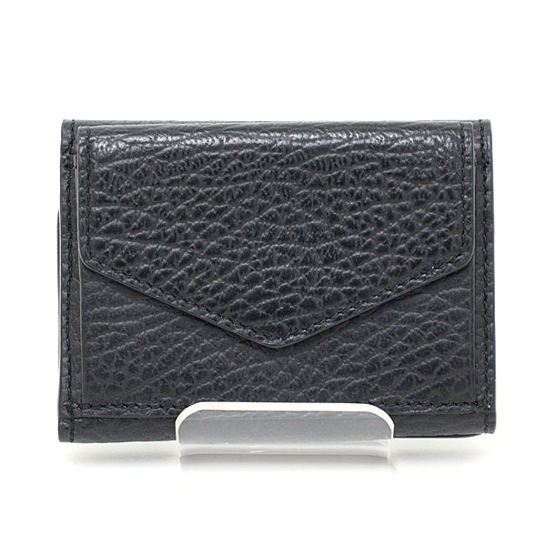 MARTIN MARGIELA Tri-fold wallet 4 Stitch Compact Wallet SA36UI0416 Calf Black