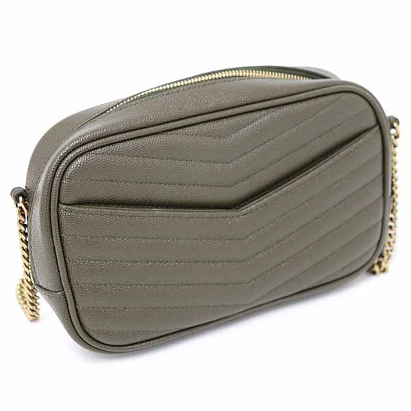 SAINT LAURENT Chain Shoulder Bag Lou Mini Bag Crossbody 612579 Calfleather Women