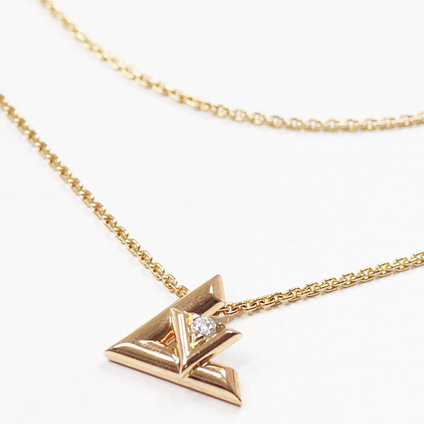 LOUIS VUITTON LadiesNecklace Pendant LV Volt One PM Q93813 K18 Pink Gold
