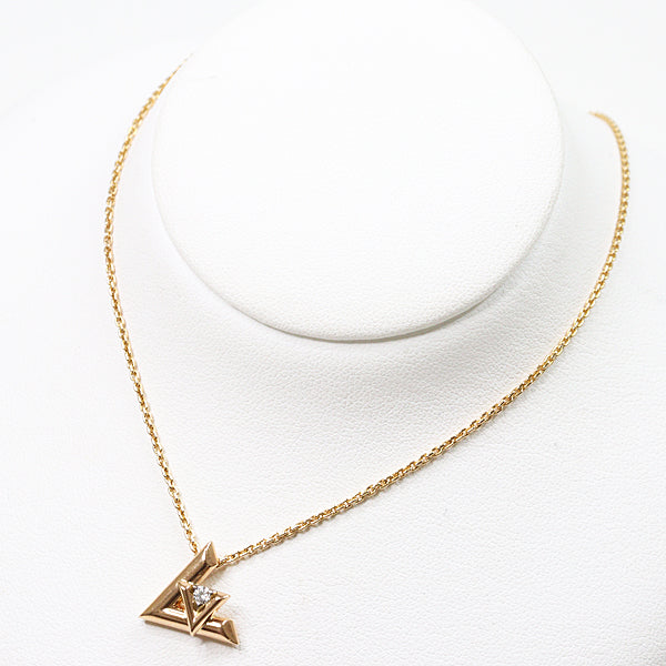 LOUIS VUITTON LadiesNecklace Pendant LV Volt One PM Q93813 K18 Pink Gold