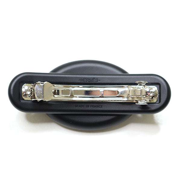 HERMES hair accessory Tori Mayon PM H231033G 02TU Valletta Aluminum Women Black