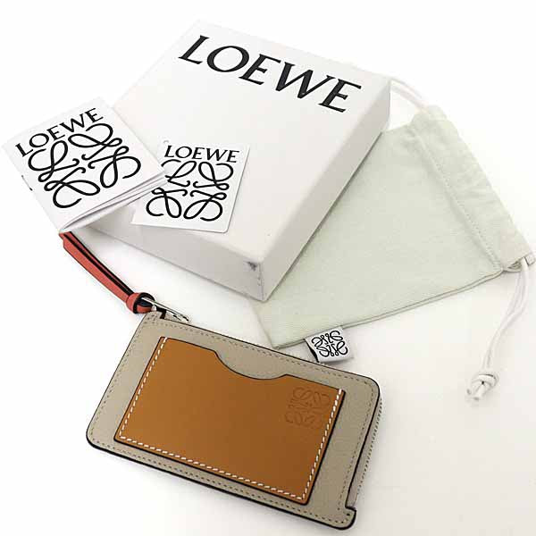 LOEWE Card Case coin card holder fragment case C660Z40X04 2463 Calf leather