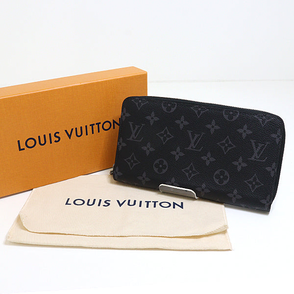 LOUIS VUITTON Purse Zippy Organizer NM Long Wallet M82081 MonogramEclipse Men