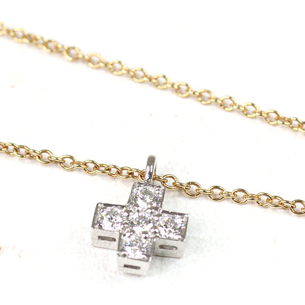 TIFFANY&Co. LadiesNecklace・Pendant Crusey Form Cross Pendant K18YG