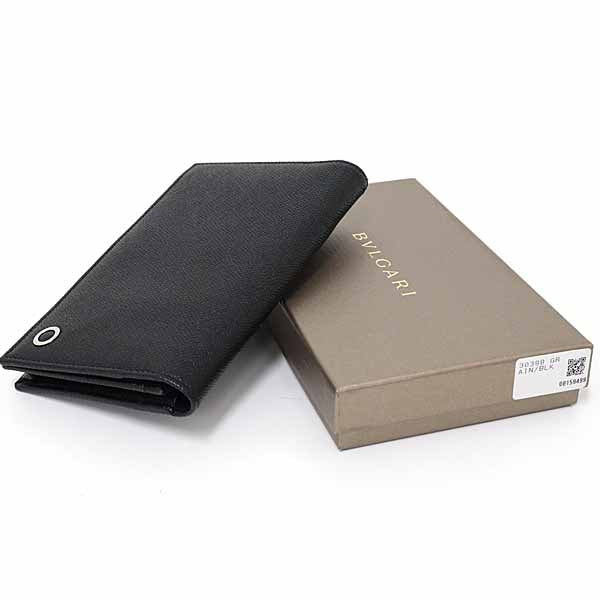 purse BVLGARI BVLGARI Man Bifold Long Wallet Grain Calf Leather Men