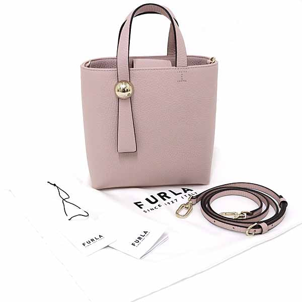 Furla Shoulder Bag Sfera Vertical Crossbody WE00666 Grain Calf Leather