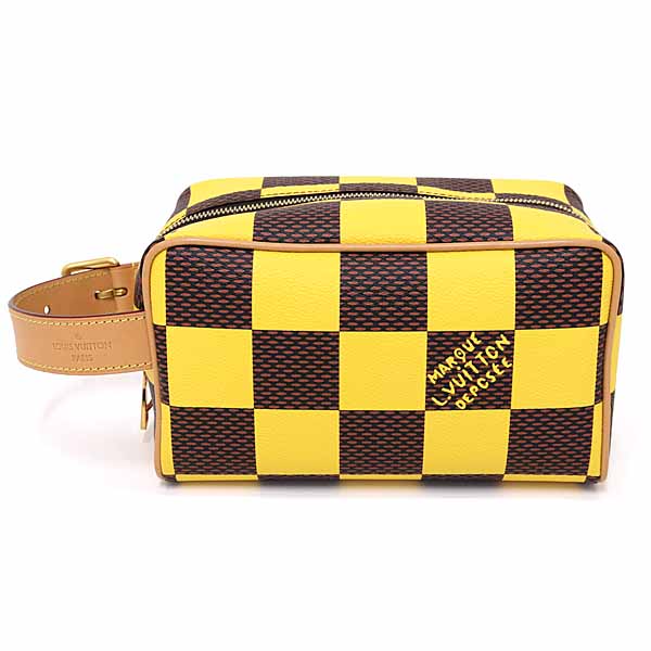 LOUIS VUITTON Handbag Rocker Dopp Kit Damier Pop N40567 Unisex