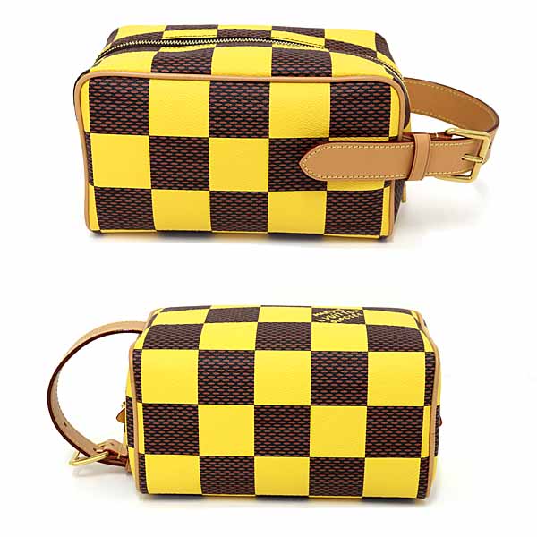 LOUIS VUITTON Handbag Rocker Dopp Kit Damier Pop N40567 Unisex