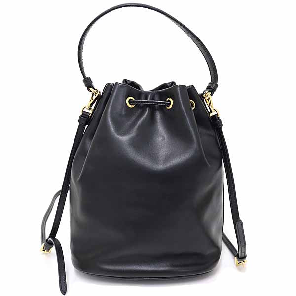 PRADA Shoulder Bag Duet Bucket Bag 1BH038 Calf Women