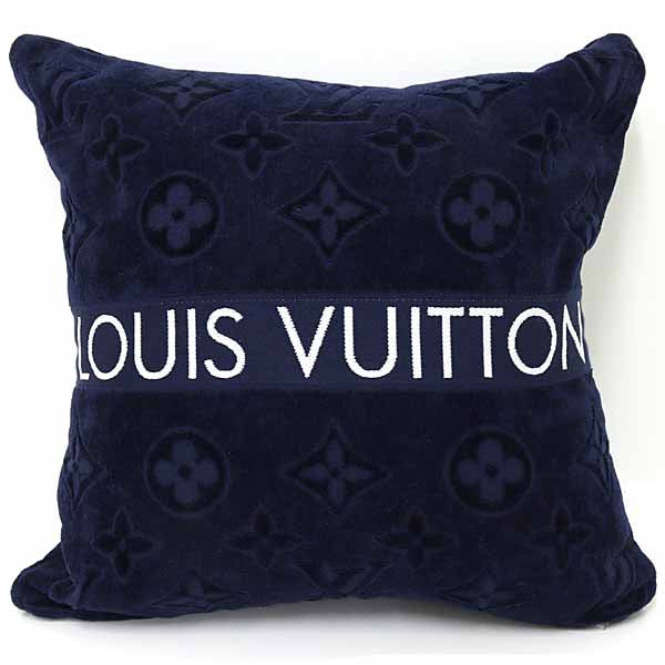LOUIS VUITTON Cushion - LV Vacation Blue Marine M78816 Cotton Unisex JAPAN