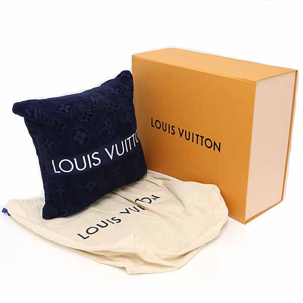 LOUIS VUITTON Cushion - LV Vacation Blue Marine M78816 Cotton Unisex JAPAN