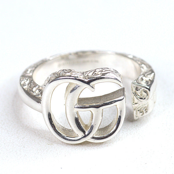 GUCCI ladies ring Double G key motif ring 627760 Sterling Silver Women JAPAN