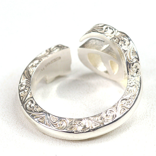 GUCCI ladies ring Double G key motif ring 627760 Sterling Silver Women JAPAN