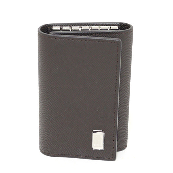 Dunhill key holder Plain key holder DU22R2P14PS201R 6 key holders PVC Brown Men