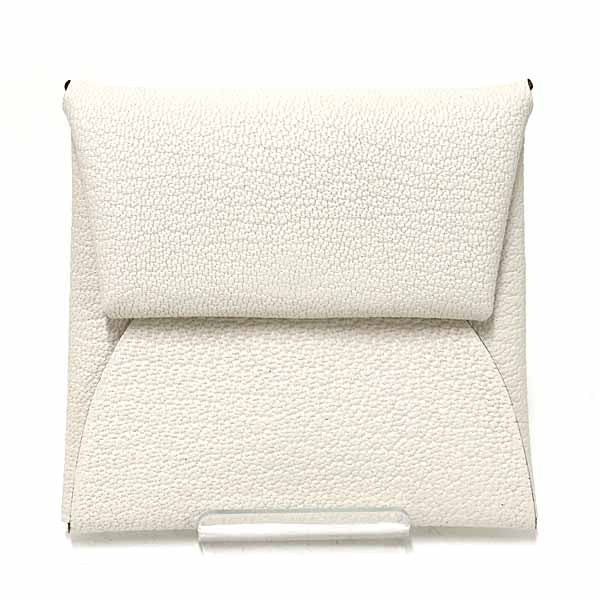 HERMES coin purse Bastia Chevre mushroom Women