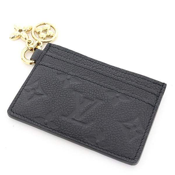 LOUIS VUITTON Card Case Porto Carte LV Charm M82132 Monogram Anne plant Noir