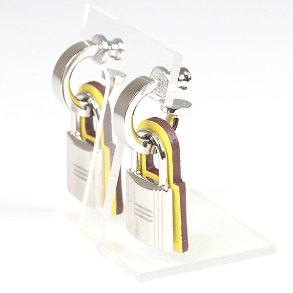 HERMES Ladiesearring earring O'Kelly Vau & Swift Jaune Naples/Silver Women