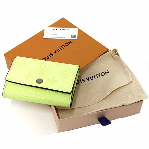 LOUIS VUITTON Tri-fold wallet Victor Wallet M14129 Monogram canvas Lemon Unisex