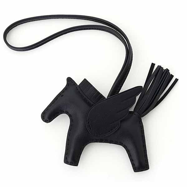 HERMES charm Rodeo Pegasus PM Anyo Miro So Black Unisex
