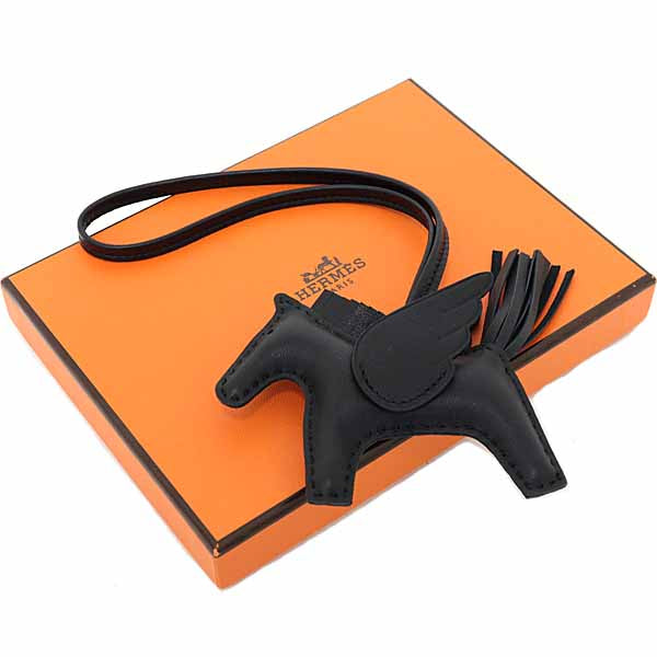 HERMES charm Rodeo Pegasus PM Anyo Miro So Black Unisex