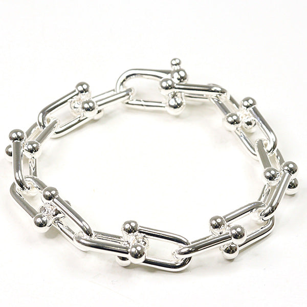 TIFFANY&Co. Large Link Bracelet TIFFANY Hardware Silver 925 Silver Men