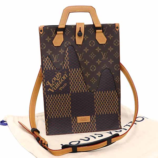 LOUIS VUITTON Virgil Abloh x NIGO Mini Tote Bag HandBag N40355 DamierGeantCanvas