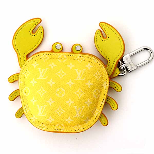 LOUIS VUITTON Bag charm LV Club M01932 PVC Leather Joanne Yellow 76g