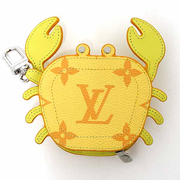 LOUIS VUITTON Bag charm LV Club M01932 PVC Leather Joanne Yellow 76g