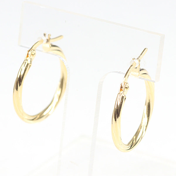 UNOAERRE Earring hoop earrings 8705 Fine Jewelry K18YG Yellow Gold Women 1.0g