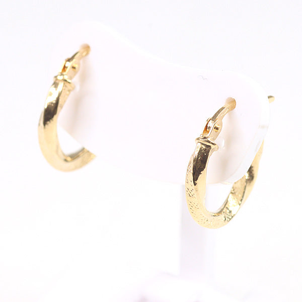 UNOAERRE Fine Jewelry Hoop earring 12056 K18YG Yellow Gold Women 0.9g