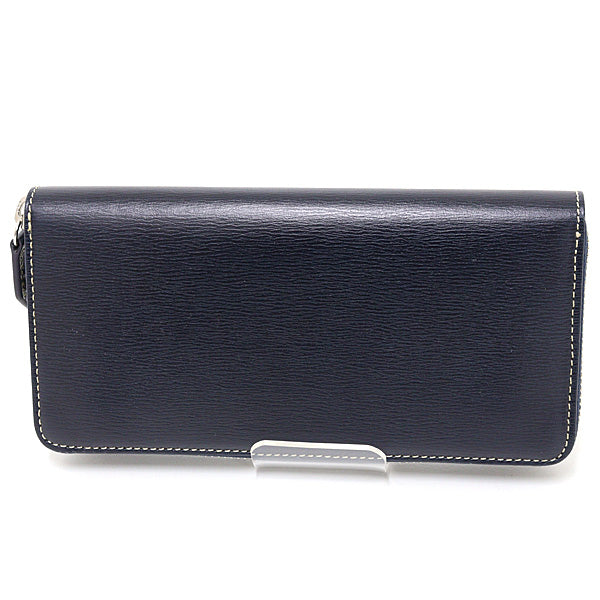 Vivienne Westwood Purse Inside Color Zip Around Long Wallet leather VWK507 Navy